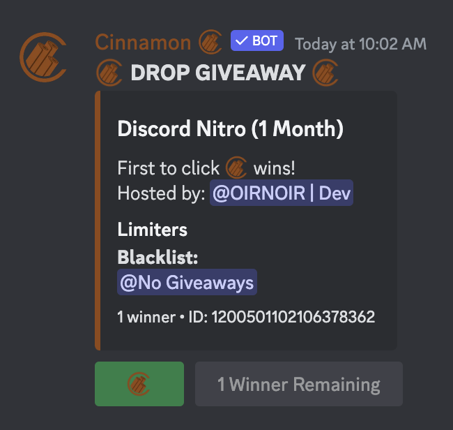 GiveawayBOT Developers Team  The #1 Discord Bot and Discord Server List